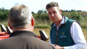 Ben Talking to Rural Asset Finance Client about farm equipment hire
